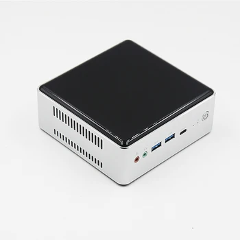 Мини-ПК M.2 Ry-zen R7 zen 4800U мощный настольный портативный ПК 8G RAM 256G ROM с двойным выходом HD для игрового плеера