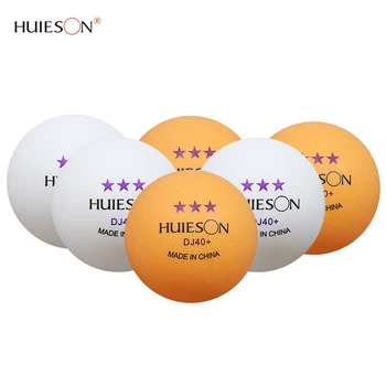 Huieson Мячи для пинг-понга 3 Звезды ABS Новый Материал Мячи для настольного тенниса Профессиональные 100 30 50 10 шт Белый Оранжевый 40 мм + 2,8 г DJ40 +