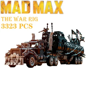 Новинка в наличии 3300 шт. Серия Mad Movie Модифицировала военную установку Max War Rig Truck Игрушки Серии Model Building Block Кирпичи Подарки для детей