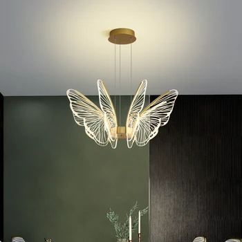 2023NEW люстра-бабочка современная минималистичная креативная столовая гостиная спальня светодиодные умные лампы декоративная лампа