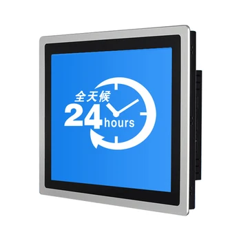 12,1-Дюймовый Промышленный Универсальный ПК Со встроенным емкостным сенсорным экраном Планшетный Компьютер с RS232 COM WIFI для Win10 Pro 1024*768