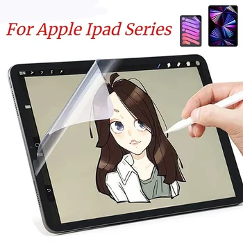 Защитная пленка на Ощупь для iPad Pro 12,9 11 10,5 9,7 Air 1 2 3 Mini 4 5 Матовая ПЭТ-Антибликовая Малярная пленка для Apple Pencil