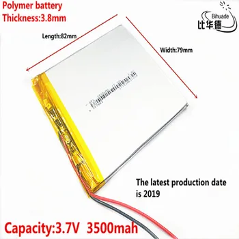 Хорошее качество Для 2019 3,7 В, 3500 мАч 387982 Полимерный литий-ионный аккумулятор для планшетных ПК 7 дюймов 8 дюймов 9 дюймов