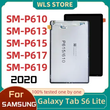 Оригинал Для Samsung Galaxy Tab S6 Lite 10.4 P610 P615 P615N P617 Замена Сенсорного Стекла Дигитайзера В Сборе с ЖК-экраном