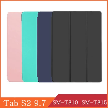 Принципиально Samsung Galaxy Tab S2 9,7 2015 SM-T810 T815 T813N T819N Кожаный Чехол с откидной крышкой и подставкой для планшета SM-T810 SM-T815 SM-T813N