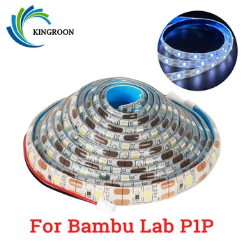 Светодиодные ленты для 3D-принтера Bambu Lab p1p LED Light Bar Kit 5V 150/450 см IP44 Водонепроницаемая Осветительная Лампа Для Bambulab