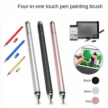 Стилус 2 в 1 для мобильного телефона, планшета, емкостный сенсорный карандаш для iPhone Samsung Huawei Xiaomi, карандаш для рисования на экране мобильного телефона