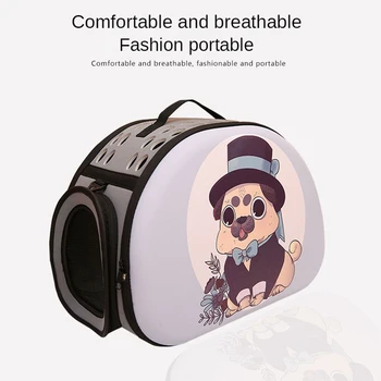 Сумка для домашних животных для путешествий с собакой, Портативная складная сумка, Переносная сумка-мессенджер, Модная дышащая переноска для щенков, товары для домашних животных