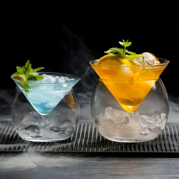 Хрустальный Бокал для коктейлей Martini, Треугольный Поясной Бокал для коктейлей со льдом, Креативная чашка, Круглый шар, Бокал для коктейлей, Бокал для вина Margaret