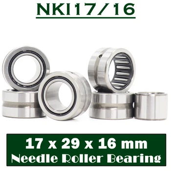 Подшипник NKI17/16 17*29*16 игольчатые роликовые подшипники с цельным кольцом мм (5 шт.) с внутренним кольцом NKI 17/16 Bearing