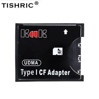 TISHRIC 2018 Новый Конвертер карт SDHC SDXC в Стандартную компактную вспышку Type I Адаптер SD В CF Кард-ридер Адаптер Up UDMA 128 ГБ