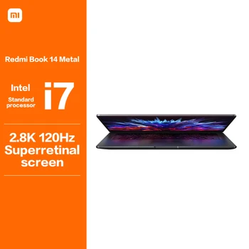 Ноутбук Xiaomi Redmi Book 14 Global Edition 2023 Intel i5-12500H/i7-12700H 16G RAM 512GB/1T SSD 14 Дюймов 2,8 K 120Hz Ноутбук ПК
