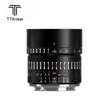 TTArtisan 50 мм F0.95 Объектив с большой Диафрагмой Prime для камеры Sony E Mount Fujifilm X Canon M Leica L Nikon Z Panasonic Olympus M43