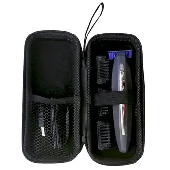 Триммер для бороды для мужчин EVA Коробка на молнии Подходит для ручной бритвы и небольшого Т-образного ножа OneBlade, электробритва, портативная коробка для бритвы