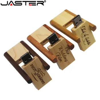 Интерфейс JASTER 2.0 подлинный новый Ореховый деревянный из орехового дерева USB 3.0 поворотная флэш-память