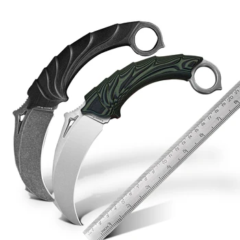 Нож для выживания в джунглях с рукояткой из стали G10 A2 с ножнами Kydex, охотничий нож для самообороны для кемпинга на открытом воздухе
