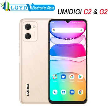 UMIDIGI C2 G2 Умный Сотовый Телефон с двумя SIM-картами 4G LTE 6,52 