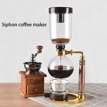 Кофеварка с сифоном в Японском Стиле, чайник с сифоном, Вакуумная кофеварка, фильтр для кофемашины Стеклянного Типа