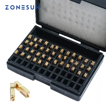 ZONESUN A-Z 0-9 символов, Буквенный номер, Горячая буква для кодовой ленты, печатная машина для даты