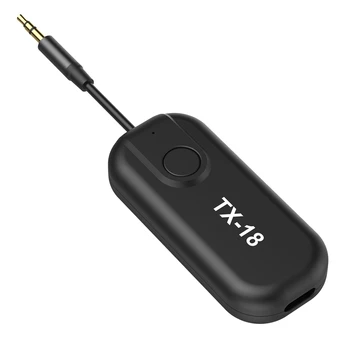 1 шт. Bluetooth-приемник, беспроводной передатчик Bluetooth 5,0, 3,5 мм, адаптер HD с низкой задержкой для APTX-LL для ПК