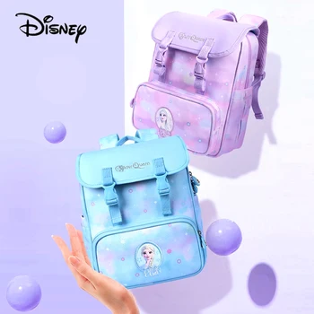 Новый Детский рюкзак Disney Frozen для девочек, школьная сумка Принцессы Эльзы и Анны, Легкие рюкзаки для маленьких девочек