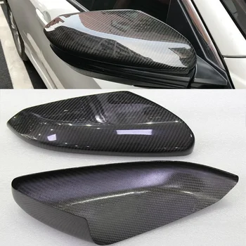 Крышка бокового зеркала заднего вида из настоящего углеродного волокна для Honda Civic 2016-2021 10TH