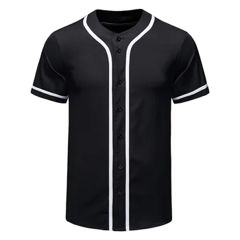 Bababuy 2023, Высококачественные Мужские Повседневные рубашки в стиле пэчворк, Летняя бейсбольная спортивная рубашка, Футболка, Мужская одежда