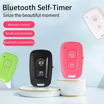 Wi-Fi Беспроводной Bluetooth-совместимый Пульт дистанционного управления затвором камеры, автоспуск для селфи, автоспуск для iPhone iOS, Samsung Android