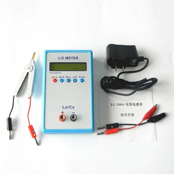 Ручной измеритель индуктивности LC200A, измеритель емкости, цифровой мультиметр, тестер