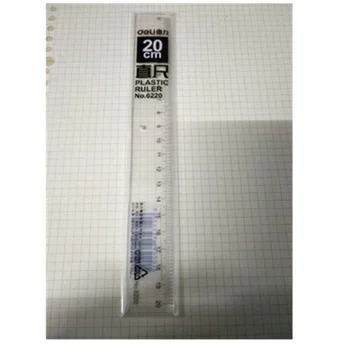 1 шт. Пластиковый Инструмент для Измерения Длины Прямая Линейка для школы 20 см 30 см 40 см