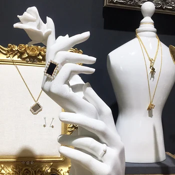 Скандинавский ювелирный стенд Креативный Манекен для рук, ожерелье, браслет, Стеллаж для хранения ювелирных изделий, украшение для домашнего офиса