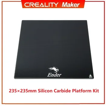 CREALITY 3D принтер Часть Из Черного Закаленного Стекла Для Сборки Платформы 235 ×235 × 4 мм Для CR20/CP-01/Ender-3 V2/Ender-3 Neo/Ender-5 Pro