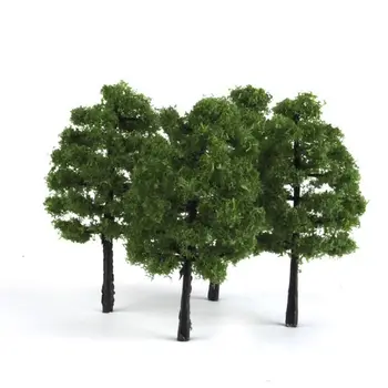 20 моделей деревьев искусственное дерево поезд железнодорожный пейзаж строительное дерево бонсай украшение ландшафта 1:100 3,5 см