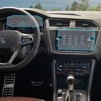 Автомобильная Навигация Закаленное стекло ЖК-экран Защитная пленка Наклейка Для приборной панели Volkswagen Tiguan 2021 2022