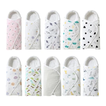 Толстое теплое одеяло, спальный мешок для новорожденных, спальный мешок для пеленания, одеяло для новорожденных девочек и мальчиков, детская накидка, удобная в носке