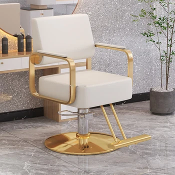 Эстетическое кресло для парикмахерской Салона красоты, Откидывающееся Профессиональное Парикмахерское кресло, Косметический стол Sandalye Furniture Barber XY50BC