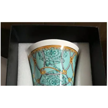 Ваза из костяного фарфора в скандинавском стиле, высококачественная керамическая глазурь, Офисная ваза для украшения дома, аксессуары для сухих цветов, современная