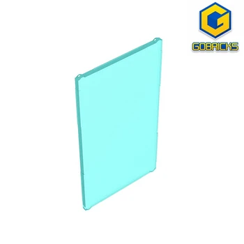 Gobricks GDS-877 Стекло для окна 1 x 4 x 6, совместимое с lego 60803 57895, Обучающие строительные блоки 